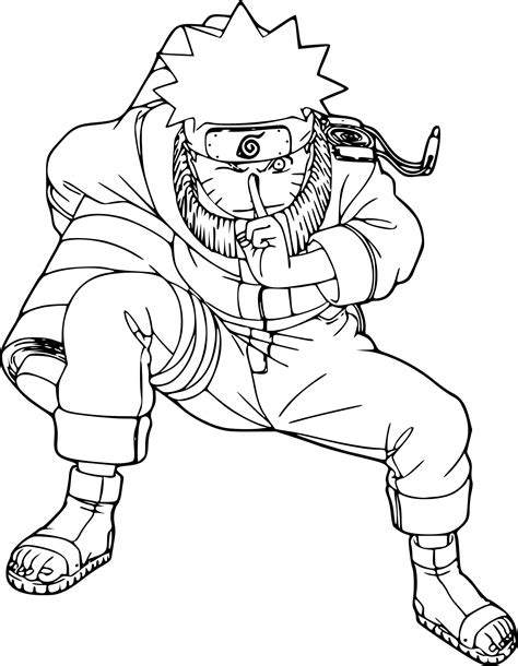 Coloriage Naruto à imprimer